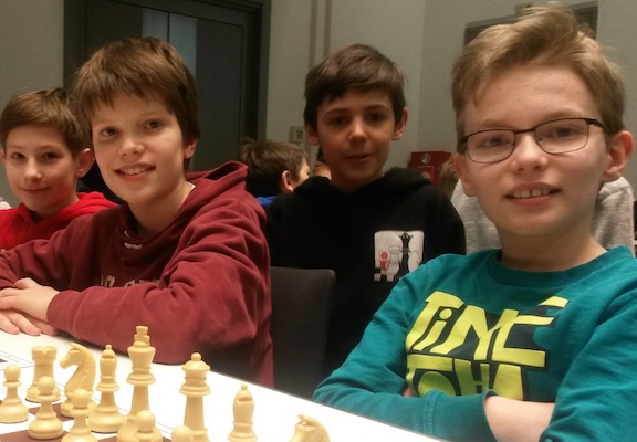 v.l.: Olivier Sosna, Thomas Graser, Julian Koslow und Christopher Jessen